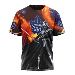 Customized NHL Toronto Maple Leafs Specialized Darth Vader Star Wars Unisex Tshirt TS4294