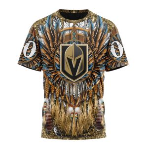 Customized NHL Vegas Golden Knights Special Native Costume Design Unisex Tshirt TS4317