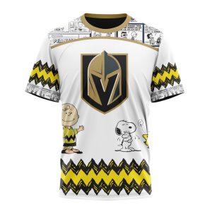 Customized NHL Vegas Golden Knights Special Snoopy Design Unisex Tshirt TS4319