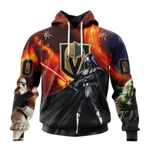 Customized NHL Vegas Golden Knights Specialized Darth Vader Star Wars Unisex Pullover Hoodie