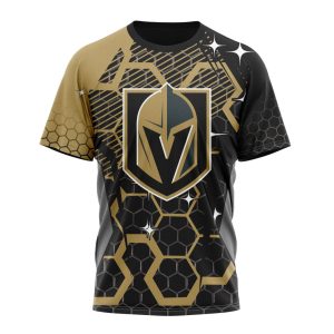 Customized NHL Vegas Golden Knights Specialized Design With MotoCross Style Unisex Tshirt TS4322