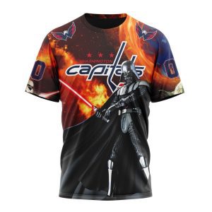 Customized NHL Washington Capitals Specialized Darth Vader Star Wars Unisex Tshirt TS4333