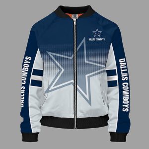 Dallas Cowboys Blue Bomber Jacket TBJ4871