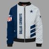 Dallas Cowboys Blue Unisex Bomber Jacket Gucci Luxury Jacket TBJ4567