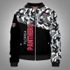 Florida Panthers Camouflage Red Bomber Jacket TBJ5027