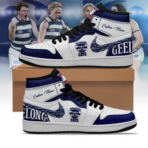 Geelong Cats AFL Personalized AJ1 Nike Sneakers High Top Shoes