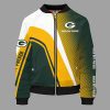 Green Bay Packers Yellow Green Unisex Bomber Jacket TBJ4591