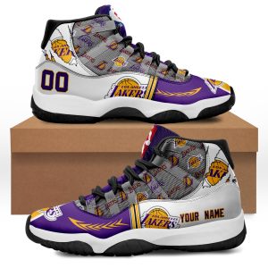 Los Angeles Lakers NBA Playoffs 2023 Air Jordan11 Custom Trending Sneaker Personalized Shoes