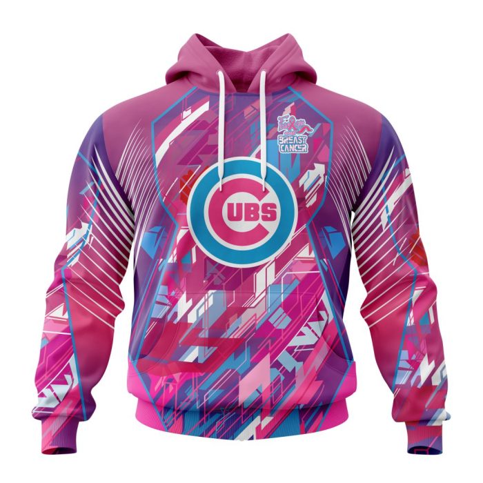 MLB Chicago Cubs Mix Grateful Dead Specialized Design I Pink I Can! Fearless Again Breast Cancer Unisex Pullover Hoodie