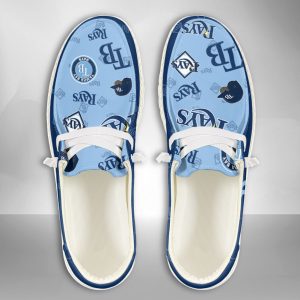 MLB Tampa Bay Rays Hey Dude Shoes Wally Lace Up Loafers Moccasin Slippers HDS2705