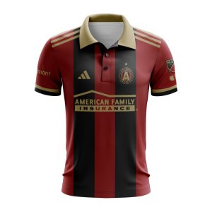 MLS Atlanta United FC 2023 Home Polo Shirt Golf Shirt