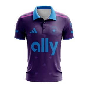 MLS Charlotte FC 2023 Away Polo Shirt Golf Shirt