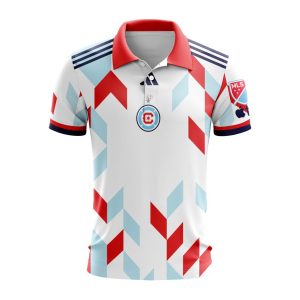 MLS Chicago Fire 2023 Away A Kit For All Custom Polo Shirt Golf Shirt