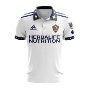 MLS LA Galaxy 2023 Home Polo Shirt Golf Shirt