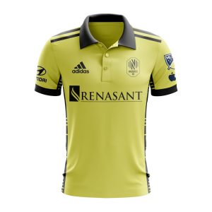 MLS Nashville SC 2023 Home Polo Shirt Golf Shirt