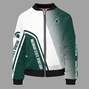Michigan State Spartans Green Unisex Bomber Jacket TBJ4490