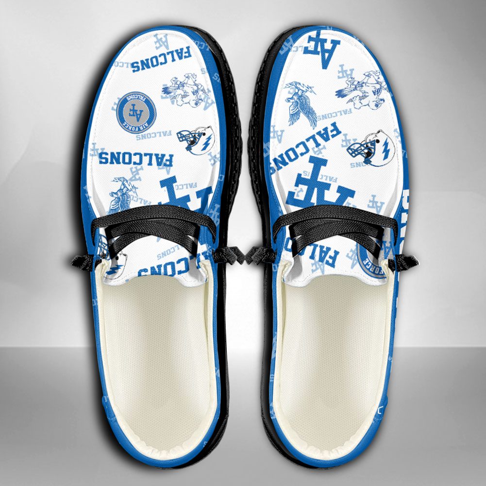 NCAA Air Force Falcons Hey Dude Shoes Wally Lace Up Loafers Moccasin ...