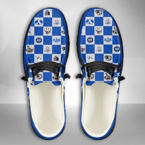 NCAA BYU Cougars Hey Dude Shoes Wally Lace Up Loafers Moccasin Slippers HDS3158