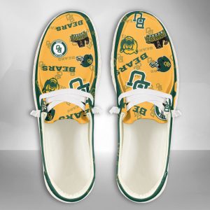 NCAA Baylor Bears Hey Dude Shoes Wally Lace Up Loafers Moccasin Slippers HDS1351