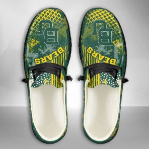NCAA Baylor Bears Hey Dude Shoes Wally Lace Up Loafers Moccasin Slippers HDS1899