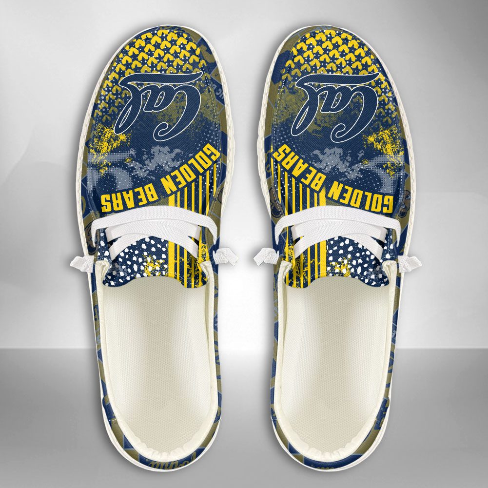 NCAA California Golden Bears Hey Dude Shoes Wally Lace Up Loafers ...