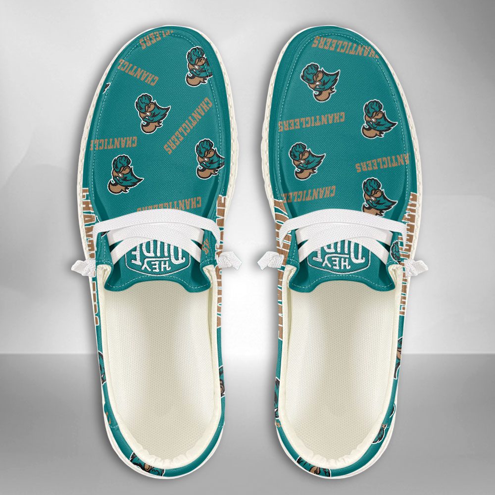 NCAA Coastal Carolina Chanticleers Hey Dude Shoes Wally Lace Up Loafers