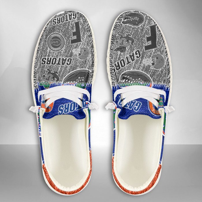 NCAA Florida Gators Hey Dude Shoes Wally Lace Up Loafers Moccasin ...