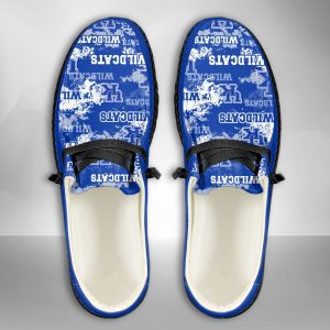 NCAA Kentucky Wildcats Hey Dude Shoes Wally Lace Up Loafers Moccasin Slippers HDS2693