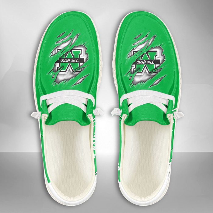 NCAA Marshall Thundering Herd Hey Dude Shoes Wally Lace Up Loafers Moccasin Slippers HDS1405