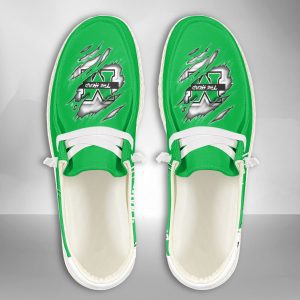 NCAA Marshall Thundering Herd Hey Dude Shoes Wally Lace Up Loafers Moccasin Slippers HDS2407