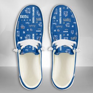 NCAA Memphis Tigers Hey Dude Shoes Wally Lace Up Loafers Moccasin Slippers HDS1914