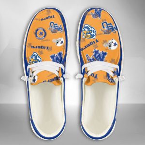 NCAA Memphis Tigers Hey Dude Shoes Wally Lace Up Loafers Moccasin Slippers HDS2033