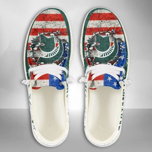 NCAA Michigan State Spartans Hey Dude Shoes Wally Lace Up Loafers Moccasin Slippers HDS2161