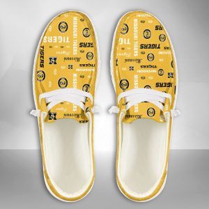 NCAA Missouri Tigers Hey Dude Shoes Wally Lace Up Loafers Moccasin Slippers HDS2132