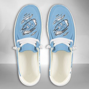 NCAA North Carolina Tar Heels Hey Dude Shoes Wally Lace Up Loafers Moccasin Slippers HDS1391
