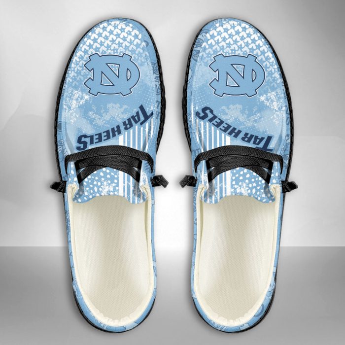 NCAA North Carolina Tar Heels Hey Dude Shoes Wally Lace Up Loafers Moccasin Slippers HDS1550