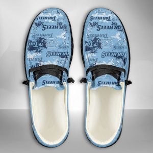 NCAA North Carolina Tar Heels Hey Dude Shoes Wally Lace Up Loafers Moccasin Slippers HDS2764