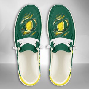 NCAA Oregon Ducks Hey Dude Shoes Wally Lace Up Loafers Moccasin Slippers HDS1417