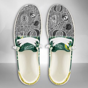 NCAA Oregon Ducks Hey Dude Shoes Wally Lace Up Loafers Moccasin Slippers HDS2230