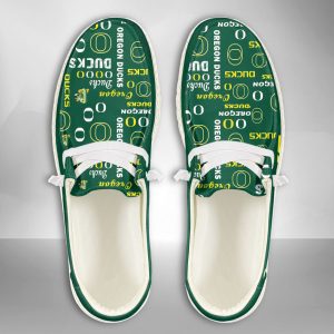 NCAA Oregon Ducks Hey Dude Shoes Wally Lace Up Loafers Moccasin Slippers HDS2862