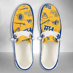 NCAA Pittsburgh Panthers Hey Dude Shoes Wally Lace Up Loafers Moccasin Slippers HDS2001