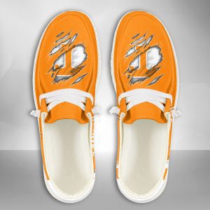 NCAA Tennessee Volunteers Hey Dude Shoes Wally Lace Up Loafers Moccasin Slippers HDS1216