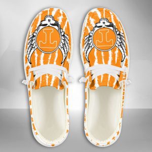 NCAA Tennessee Volunteers Hey Dude Shoes Wally Lace Up Loafers Moccasin Slippers HDS1258