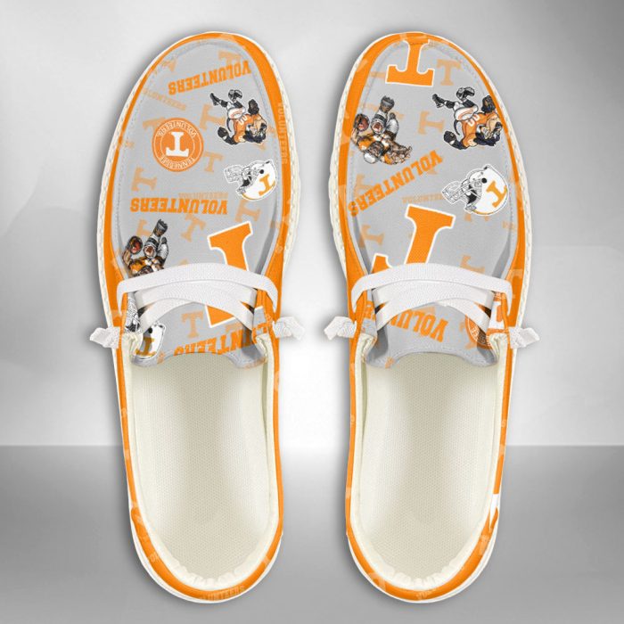 NCAA Tennessee Volunteers Hey Dude Shoes Wally Lace Up Loafers Moccasin Slippers HDS1931