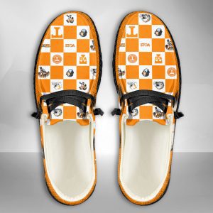 NCAA Tennessee Volunteers Hey Dude Shoes Wally Lace Up Loafers Moccasin Slippers HDS3142