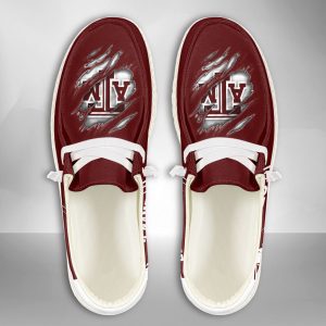 NCAA Texas A&M Aggies Hey Dude Shoes Wally Lace Up Loafers Moccasin Slippers HDS2394
