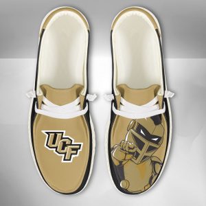 NCAA UCF Knights Hey Dude Shoes Wally Lace Up Loafers Moccasin Slippers HDS1032