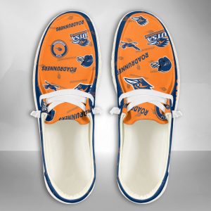 NCAA UTSA Roadrunners Hey Dude Shoes Wally Lace Up Loafers Moccasin Slippers HDS1960