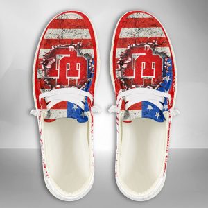 NCAA Utah Utes Hey Dude Shoes Wally Lace Up Loafers Moccasin Slippers HDS2138