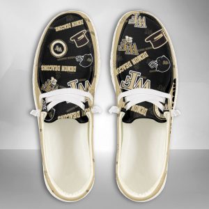 NCAA Wake Forest Demon Deacons Hey Dude Shoes Wally Lace Up Loafers Moccasin Slippers HDS1962